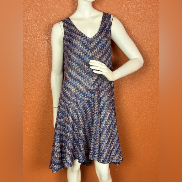 Maeve Multicolor Chevron Knit Top Size Medium - Picture 10 of 17